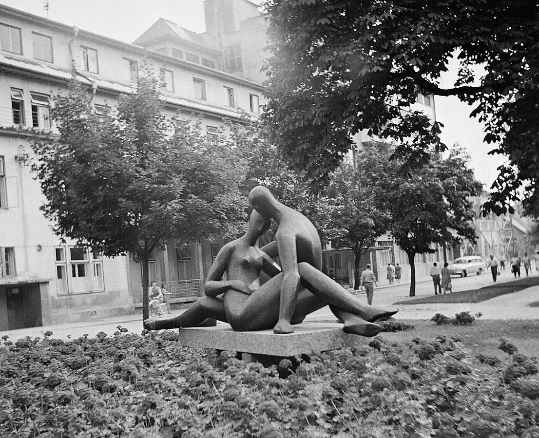 Zimní ulice Piešťany