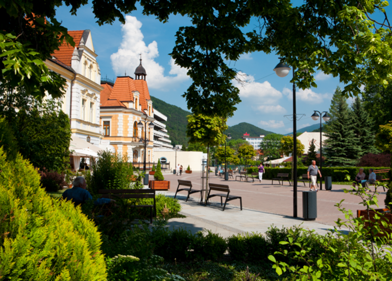 Náměstí v Trenčianských Teplicích