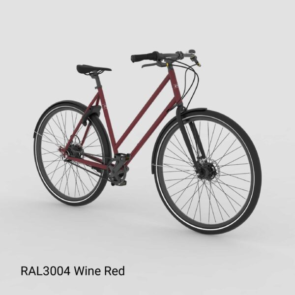 Brik Belt Lady bicicleta holandesa con correa de carbono