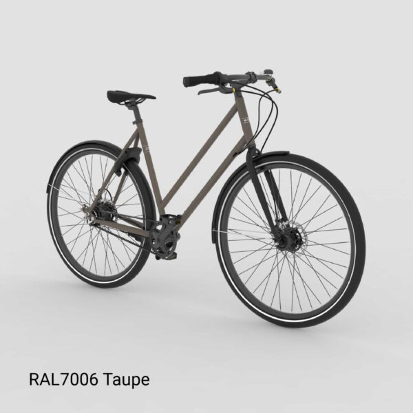 Brik Belt Lady bicicleta holandesa con correa de carbono
