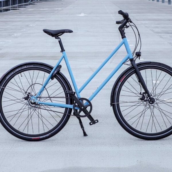 Brik Belt Lady bicicleta holandesa con correa de carbono