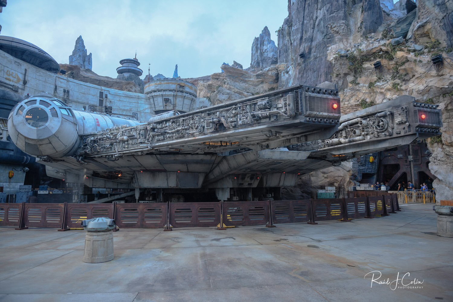 The Millennium, surrounded by