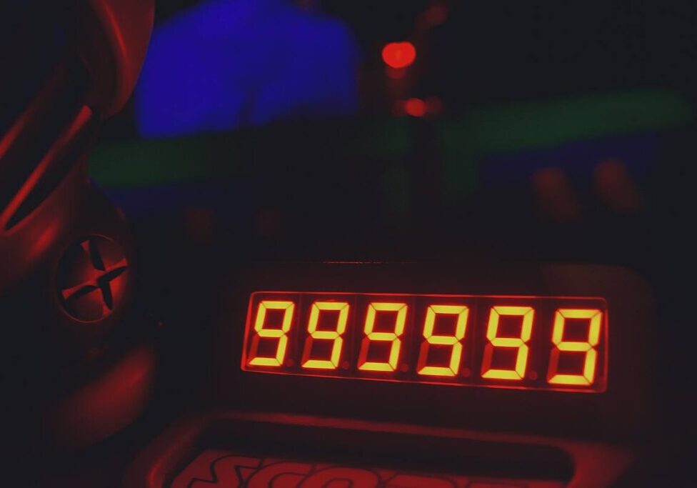 Score display, 999 points