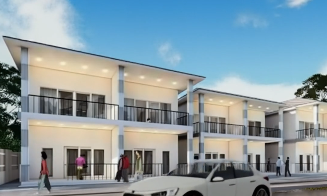 Duo block houses