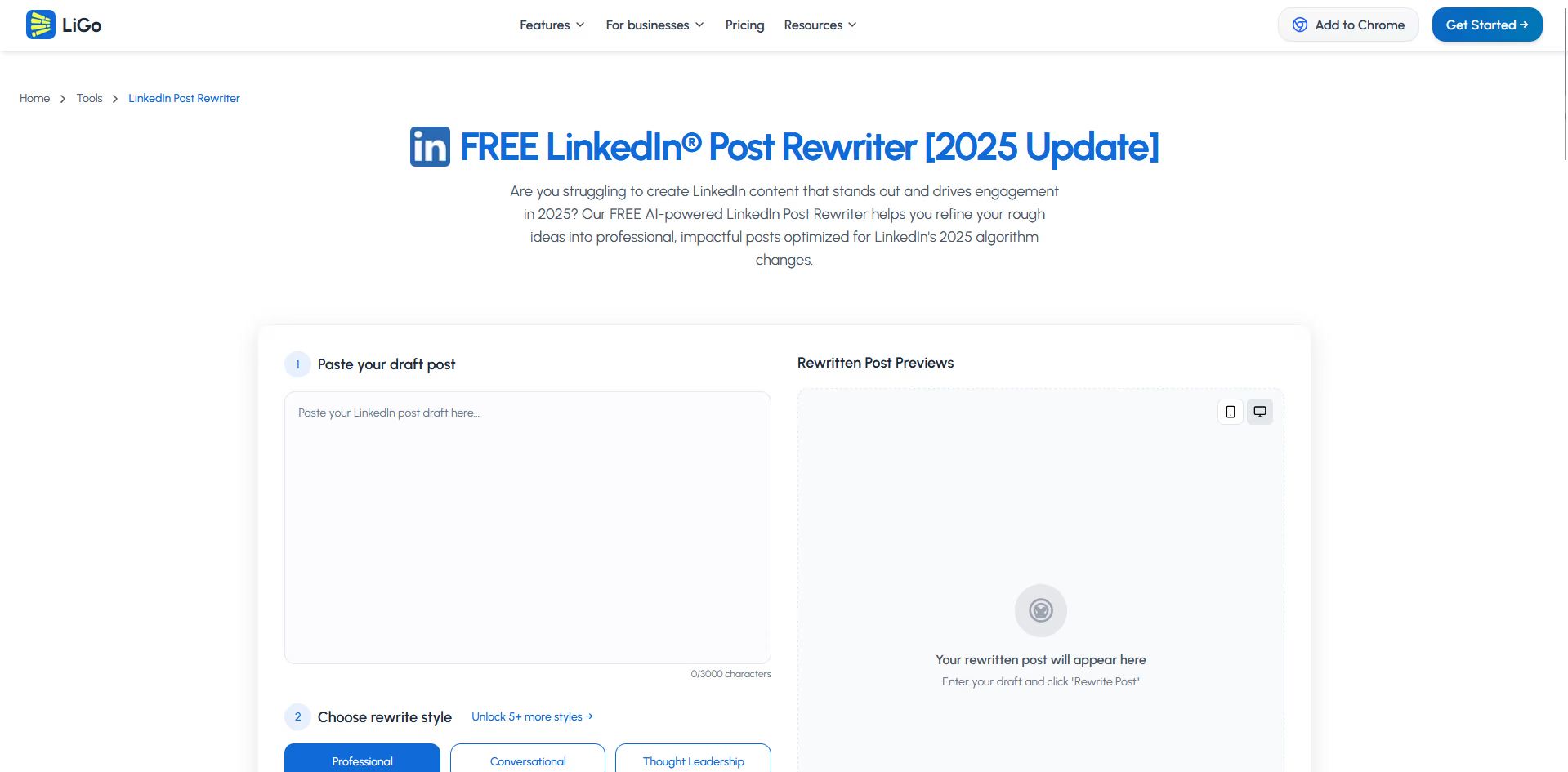 External Post Rewriter