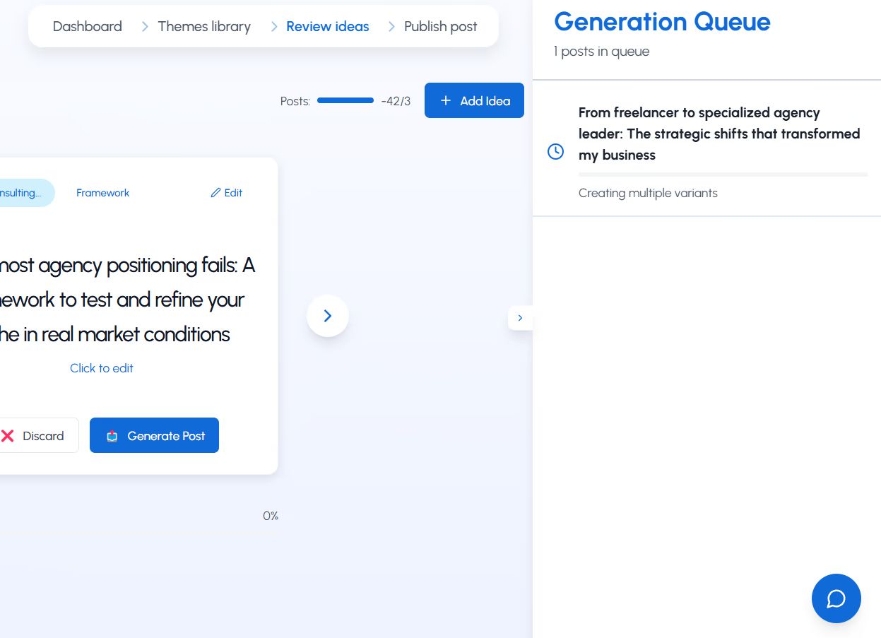 Generation Queue