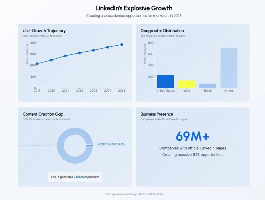 LinkedIn-statistieken die elke marketeer in 2025 zou moeten kennen