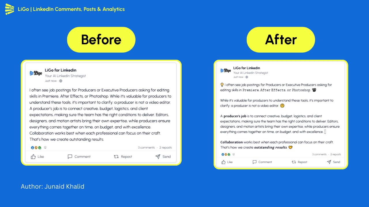 LinkedIn Text Formatter: waarom uw berichten onzichtbaar zijn