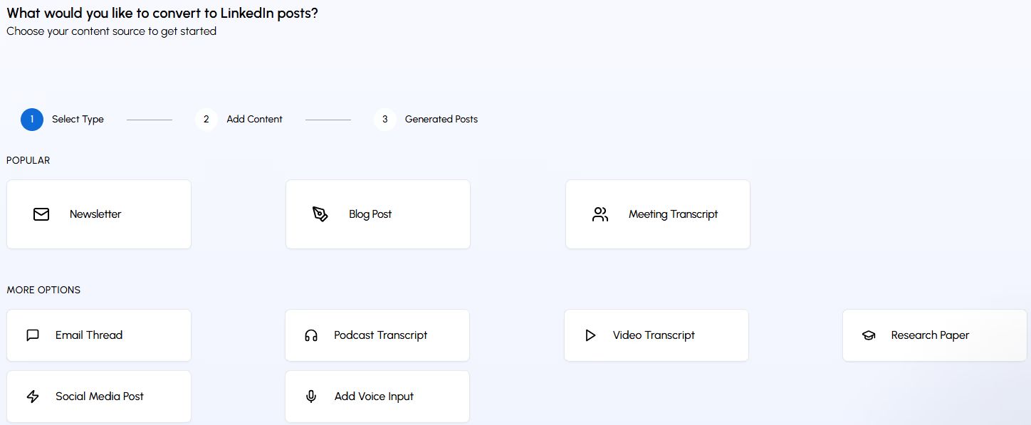 Add Your Own Idea Interface