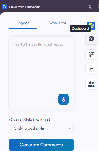 Chrome Extension Dashboard