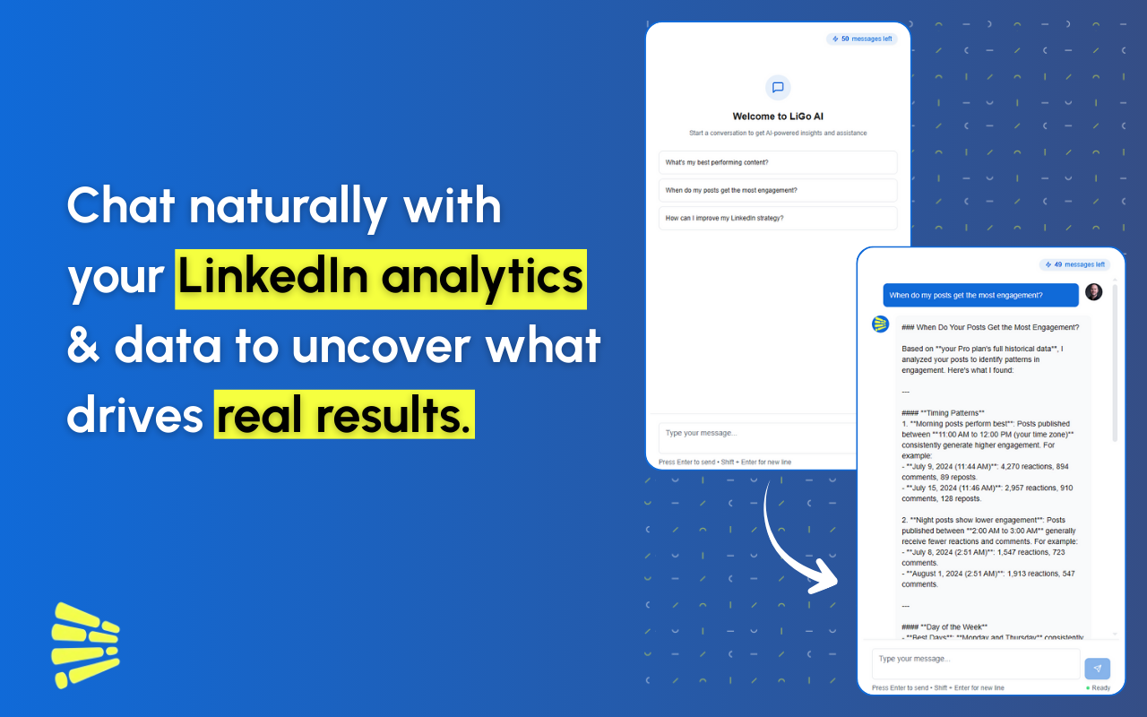 Chatea con LinkedIn Analytics