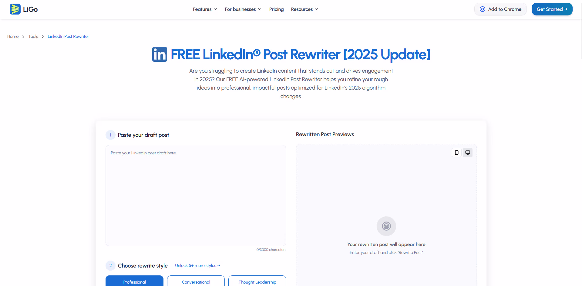 External Post Rewriter