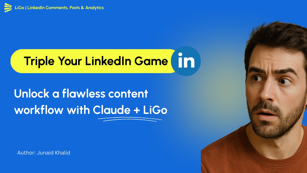Hoe oprichters en eigenaren van bureaus hun LinkedIn-output 3x kunnen verdubbelen met Claude + LiGo