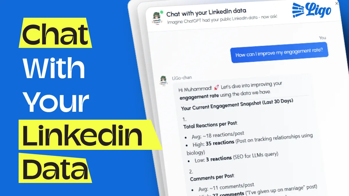 Chat with your Linkedin Data with LiGo's AI Strategist