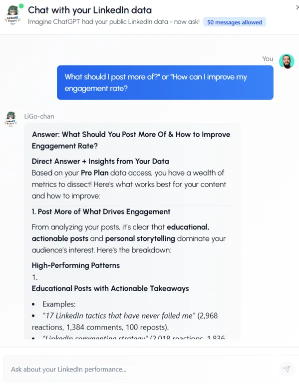 LiGo Analytics Chat With Your Data