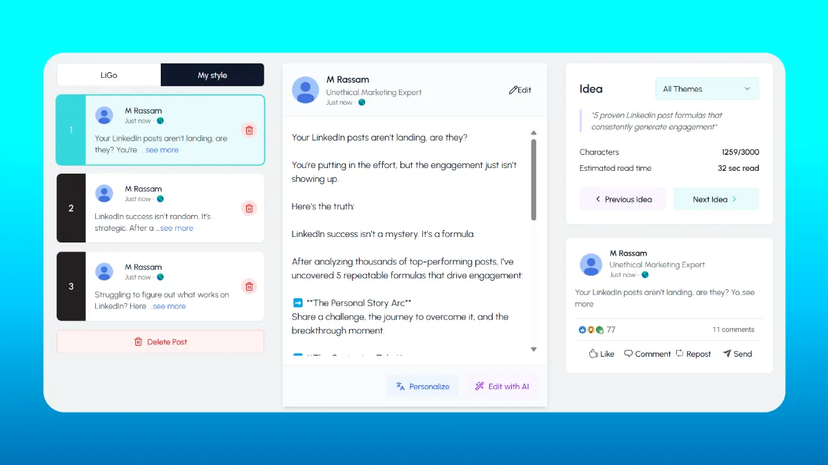 Directrices de formato de publicaciones de LinkedIn: Guía completa con plantillas [2025]
