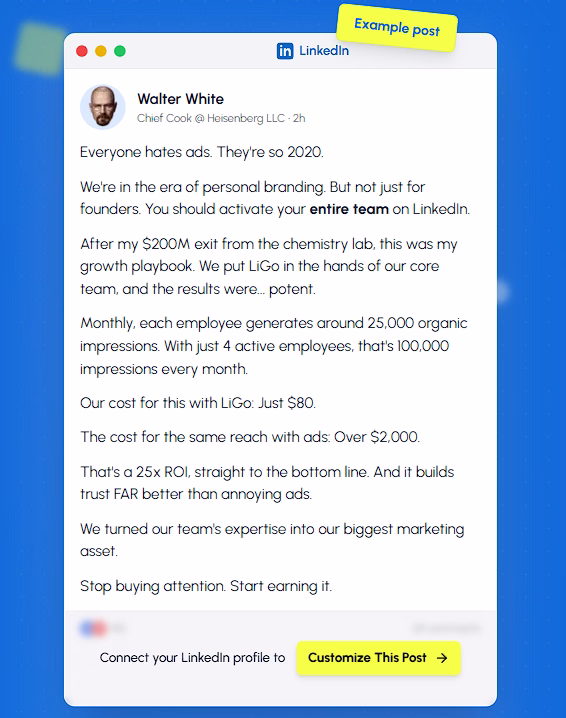 Walter White recensie