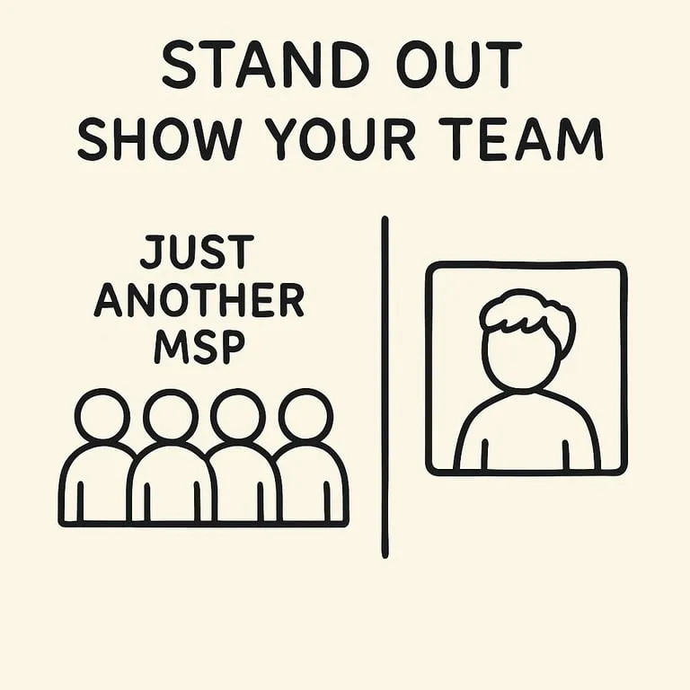 Stand out, show your team
