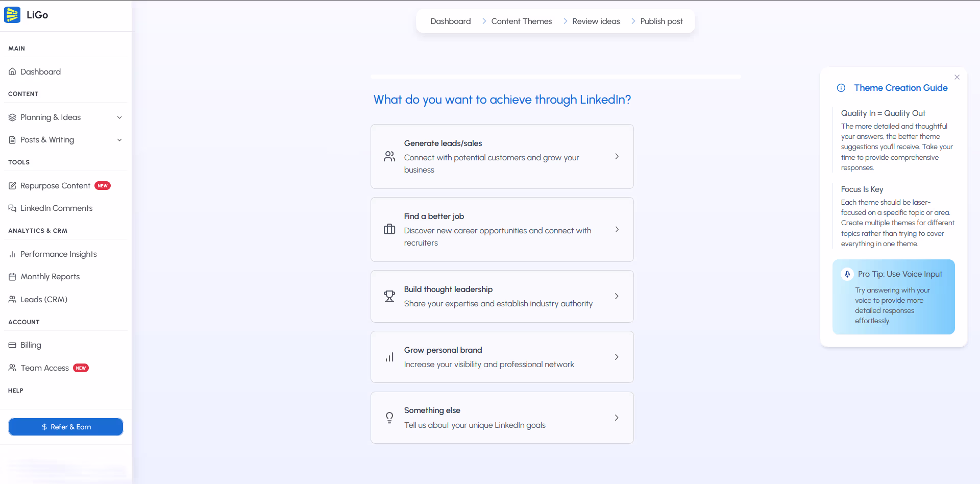 Manual setup questions