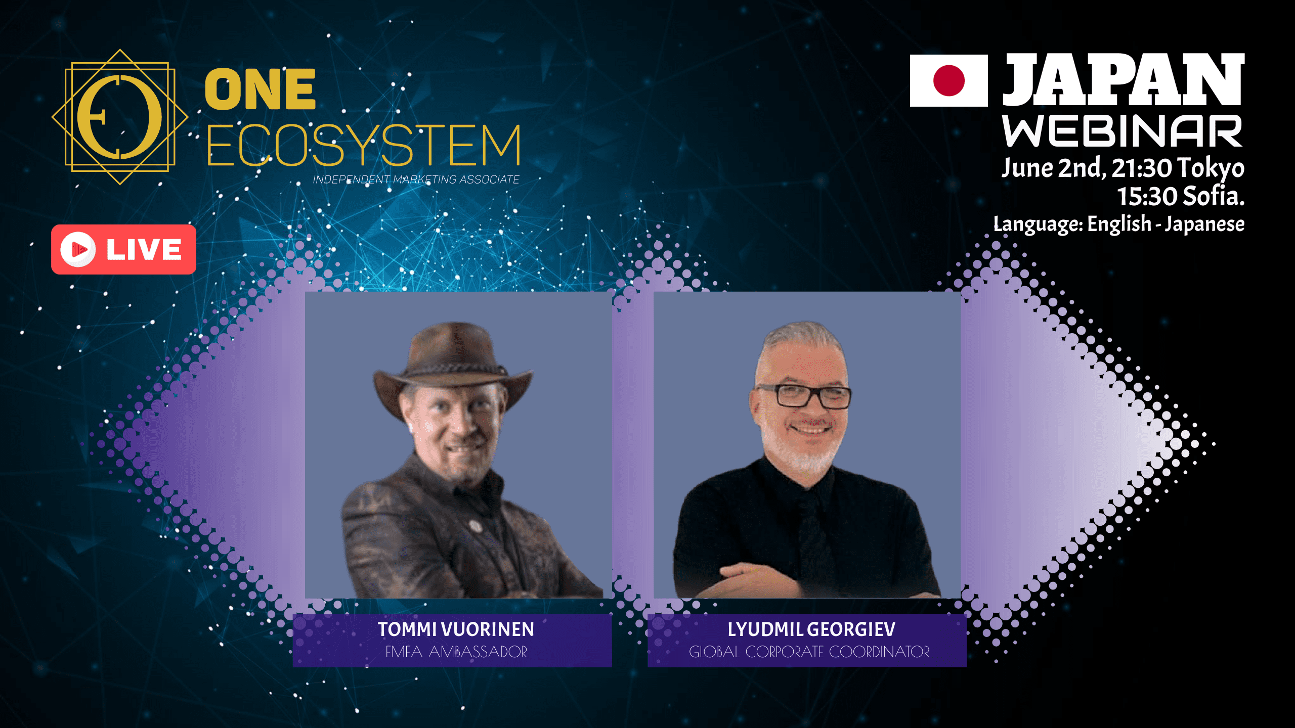 Koordinator Perusahaan Global OneEcosystem dan Duta EMEA untuk Webinar Khusus