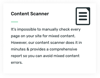 شهادات SSL لمواقع WordPress - خطة الحياة الشخصية - من المستحيل التحقق يدويا من كل صفحة على موقعك بحثا عن محتوى مختلط.
