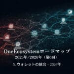OneEcosystemロードマップ 2025年/2026年（第6回）5. ウォレットの統合 – 2026年