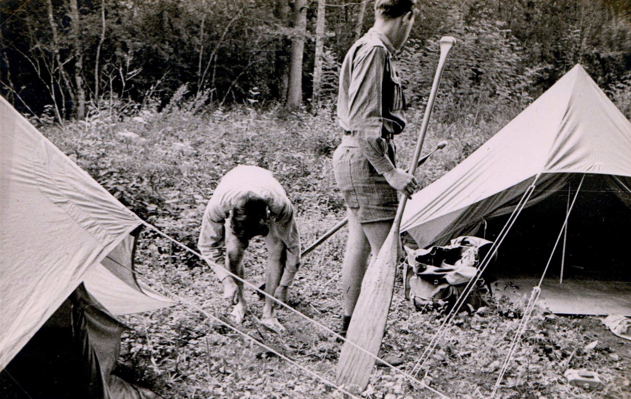 Inévitable photo du camp