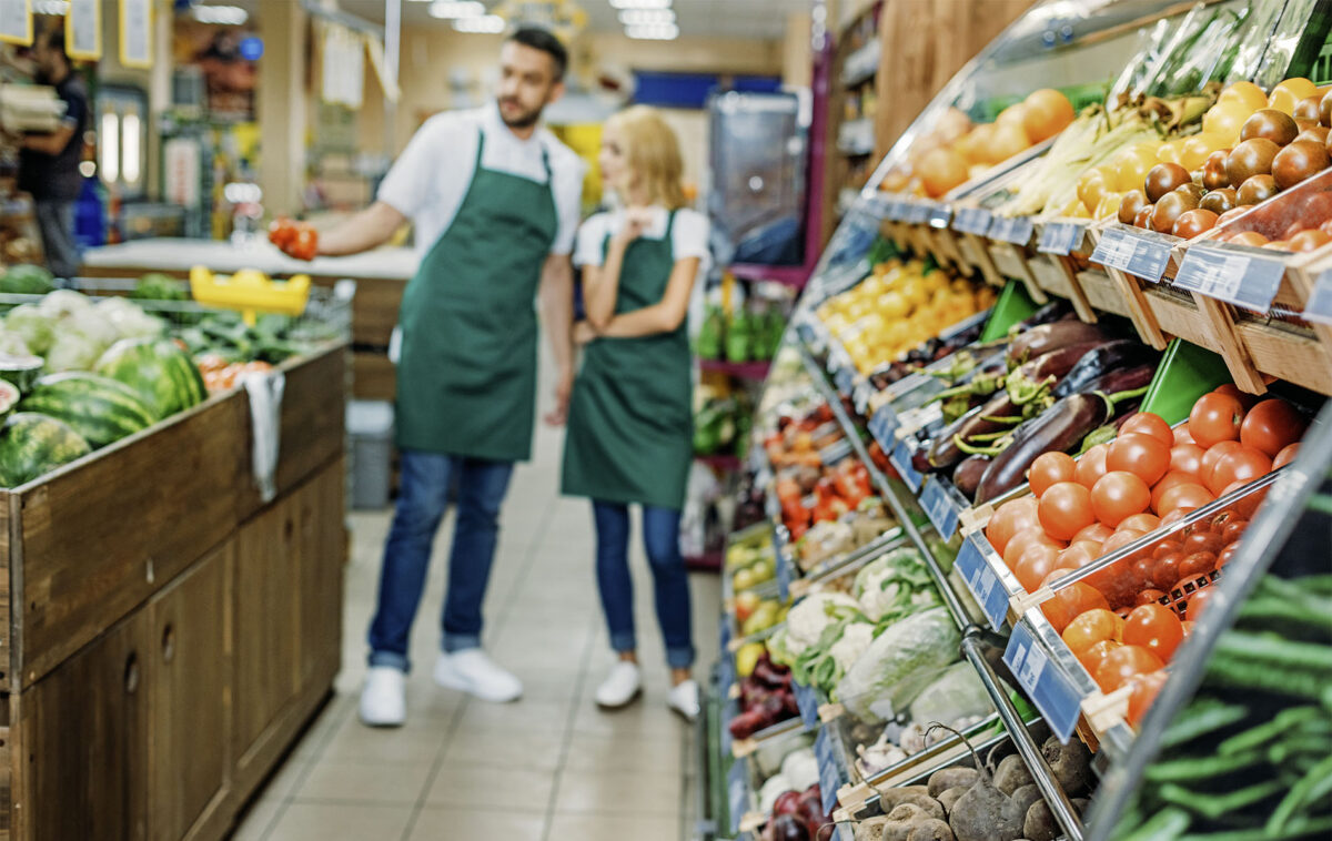 Infraestructura de la cadena de supermercados