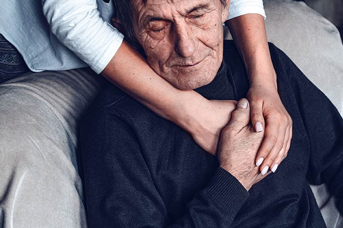 Panic button for the elderly