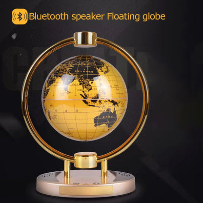 Innovativer Bluetooth-Lautsprecher mit magnetischer Aufhängung und leuchtendem drehbarem Globus - 6-Zoll-dekoratives Geschenk