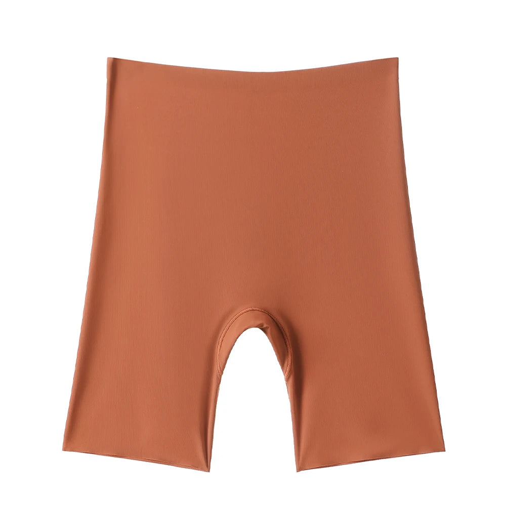 Naadloze high-waist buikcontrole boxershort voor dames - Ice Silk Hip Lift Ondergoed
