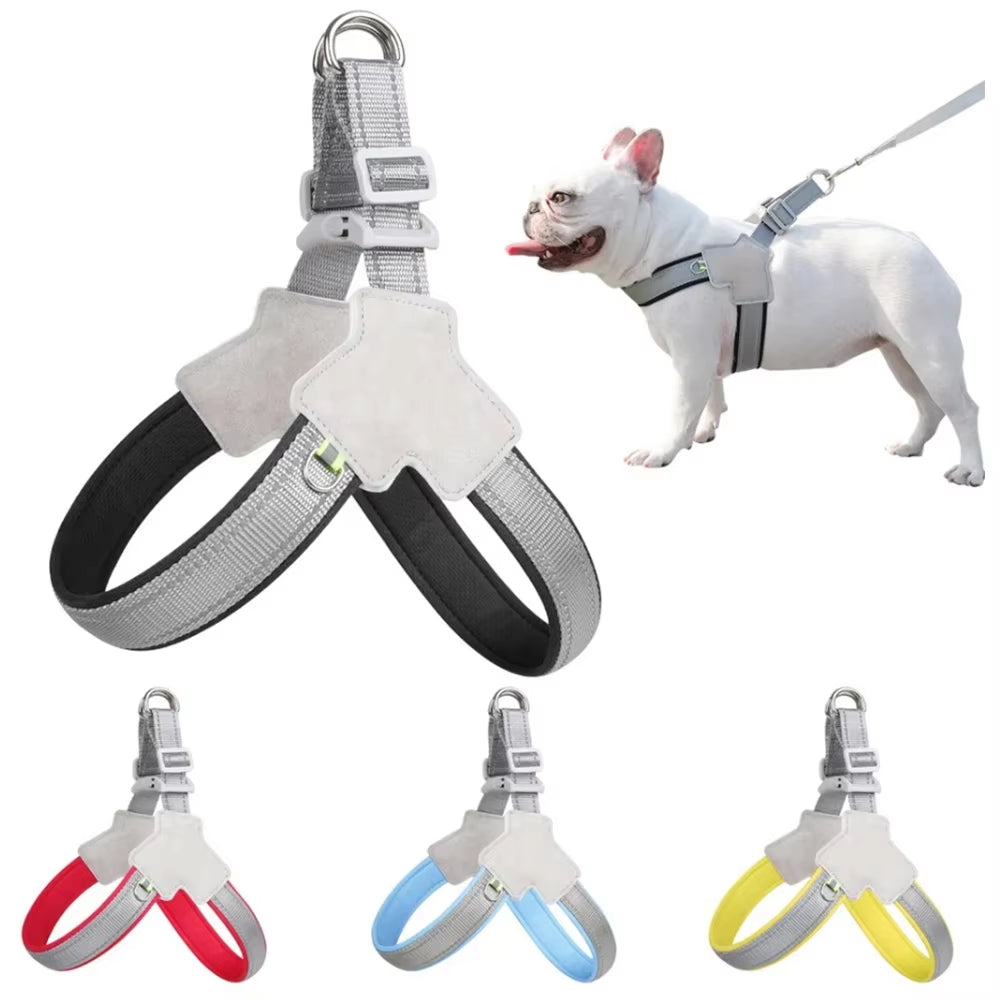 Reflecterend hondentuig voor kleine middelgrote honden Cat No Pull Vest Harnassen Puppy borstband Mopshond Chihuahua Bulldog Benodigdheden