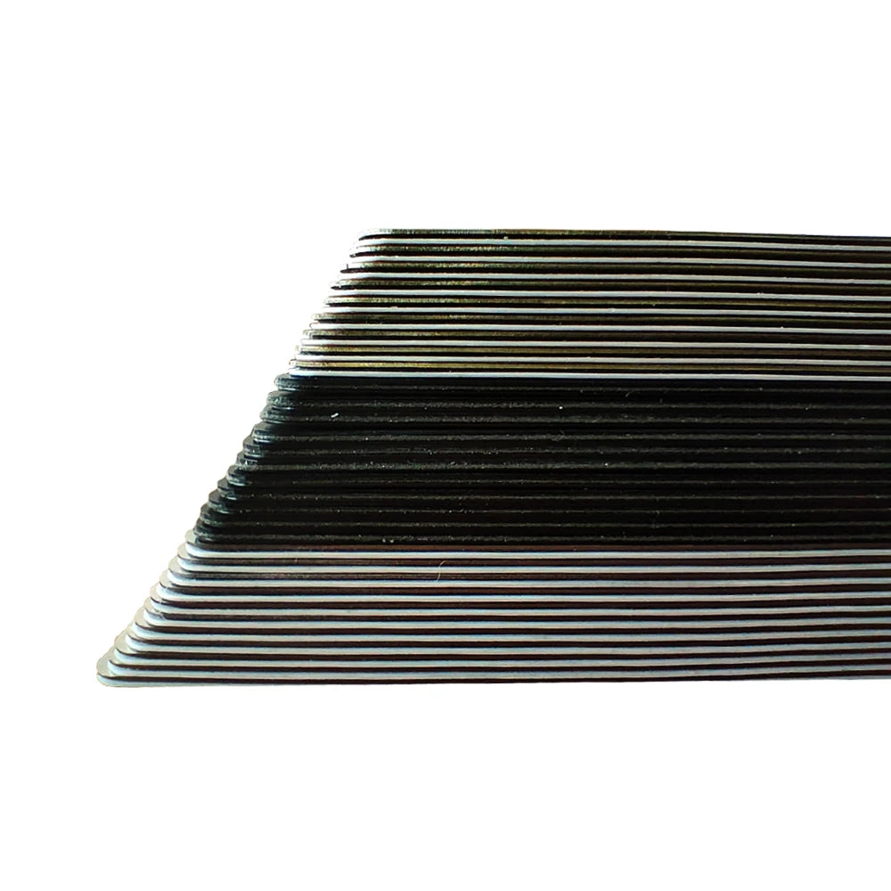 15 Piezas 13.56MHZ 215 Chip Blank Metal y PVC Hybrid NFC Identificación social/Control de acceso/Tarjeta de visita