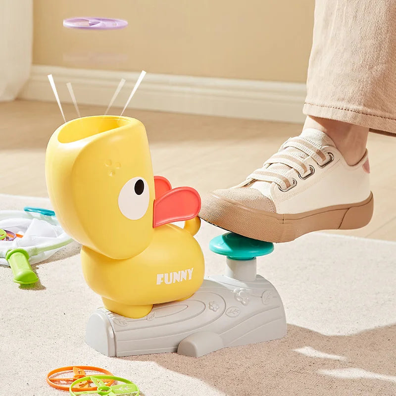 Outdoor Air Disc Launcher voor kinderen - Vliegend schijfspel voor peuters en familie plezier in de achtertuin