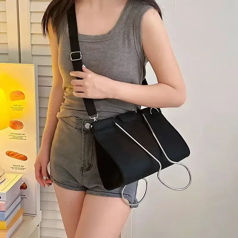 Bolso de hombro de fieltro de alta capacidad para mujer 2024 - Bolso de mano de moda para uso en la oficina