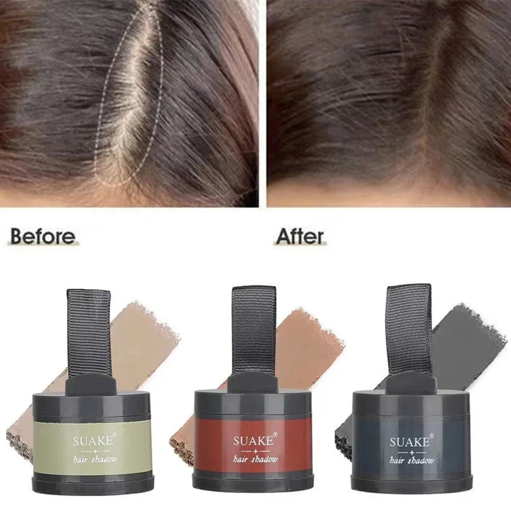 Polvo de sombra de cabello para la corrección de la línea del cabello y el control de los bordes - Corrector natural para mejorar la belleza