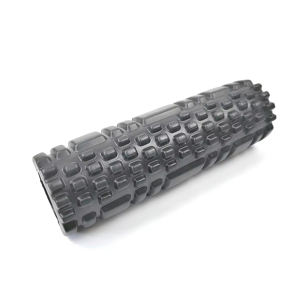 Rodillo de espuma de 26 cm para yoga y pilates - Equipo de fitness de gimnasio para masajes de espalda y entrenamientos en casa