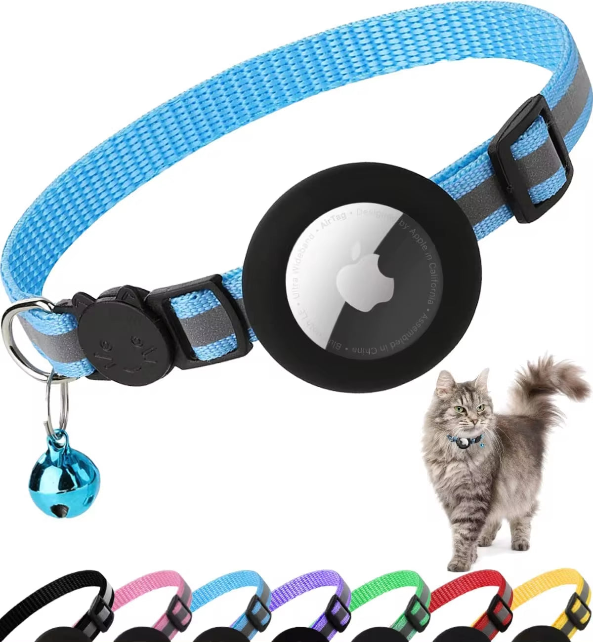 Airtag Cat, Reflective Kitten, 0.4 Inches