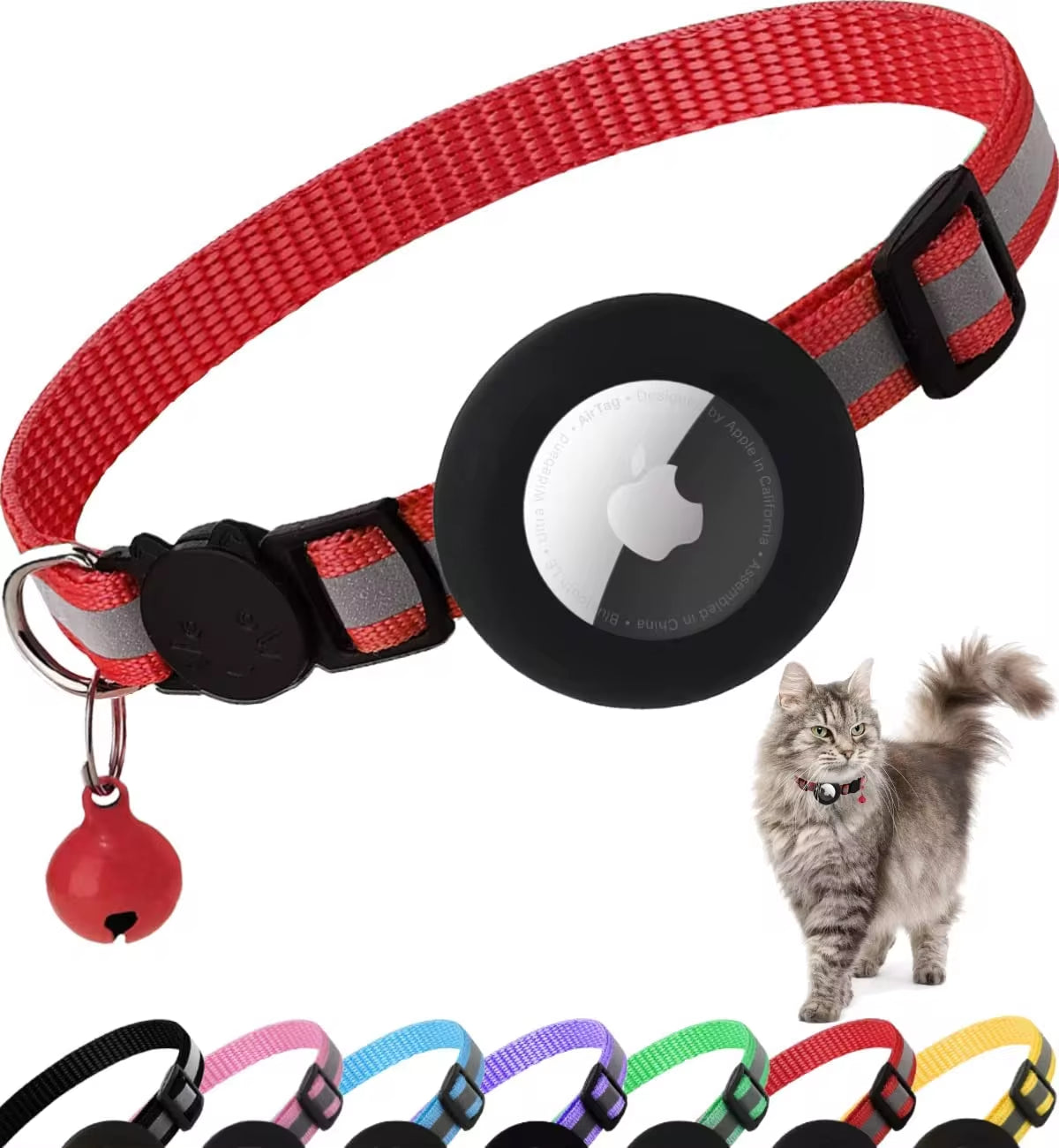 Airtag Cat, Reflective Kitten, 0.4 Inches