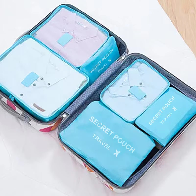 6-Piece Set, Blue, and Grey