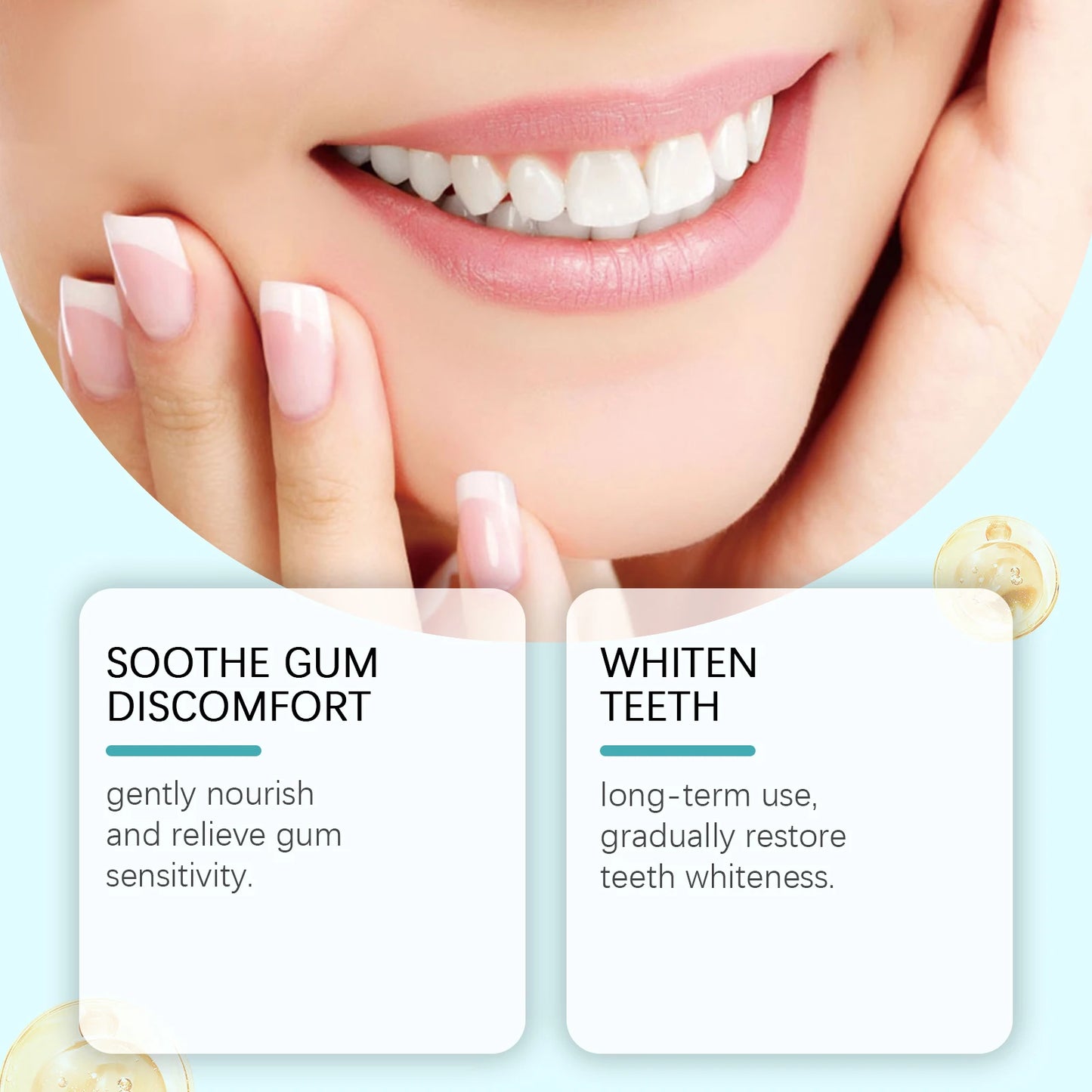 Pasta de dientes con niacinamida, reducción de manchas, reparación de caries y aliento