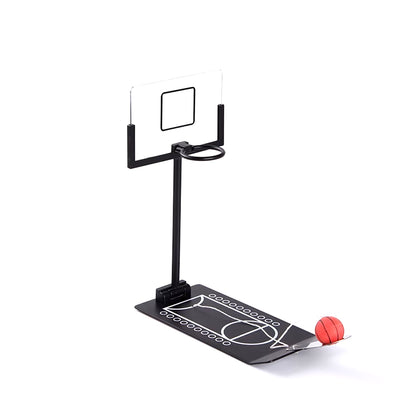 Juguete para aliviar el estrés Mini juego de baloncesto plegable Oficina Escritorio Mesa Regalo de cumpleaños para amantes de la NBA CBA Juguetes de entrenamiento