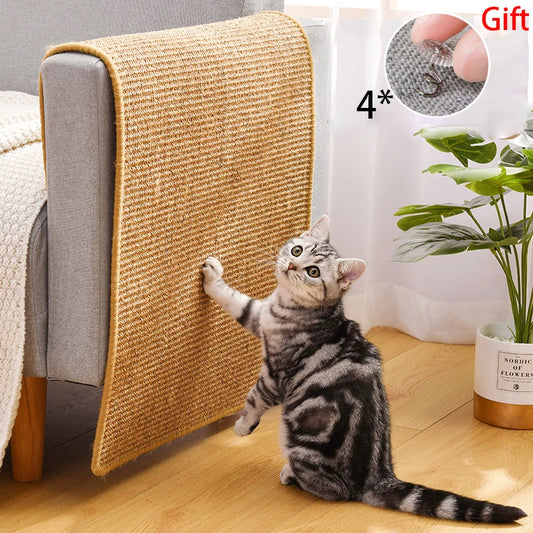 Kat krabber Sisal Mat Board Kat krabben voor het slijpen van nagels schraper Katten Boom Kat Speelgoed Stoel Tafel Bank Matten Meubelbeschermer
