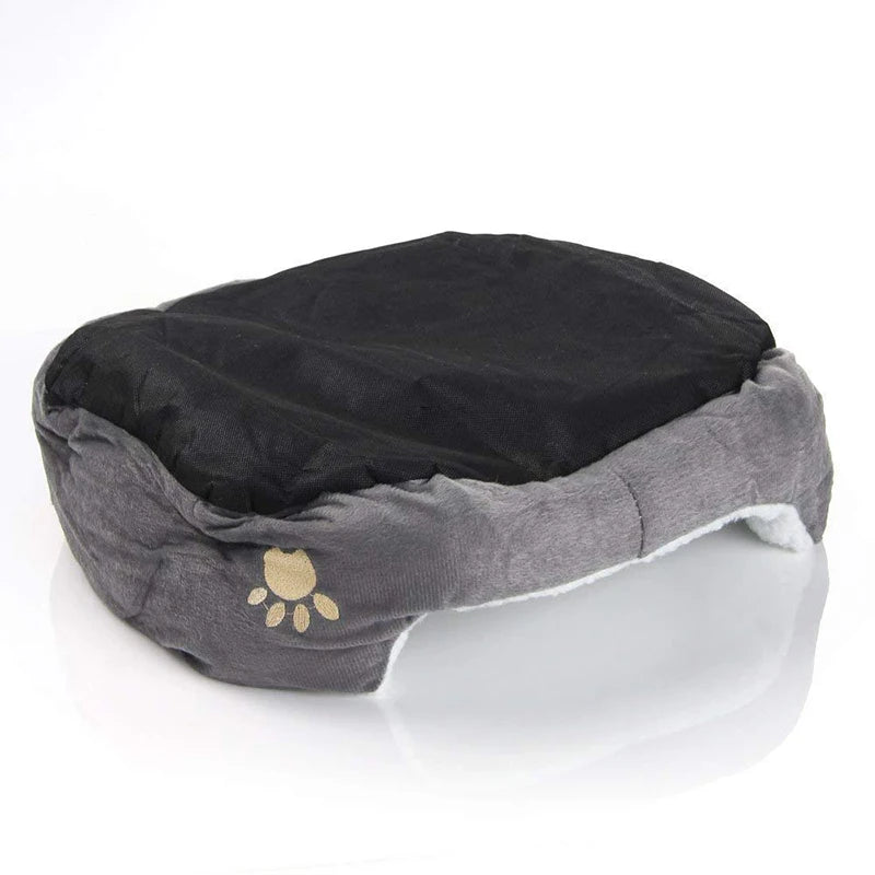Hondenbed Kattenbed Huisdierbedden met verdikt PP katoenen hondengrotbed en bank geschikt voor klein puppykattenbed