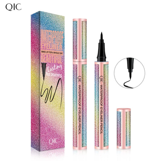 Lápiz delineador de ojos líquido resistente al agua Starry Sky - Maquillaje de ojos de secado rápido para mujeres