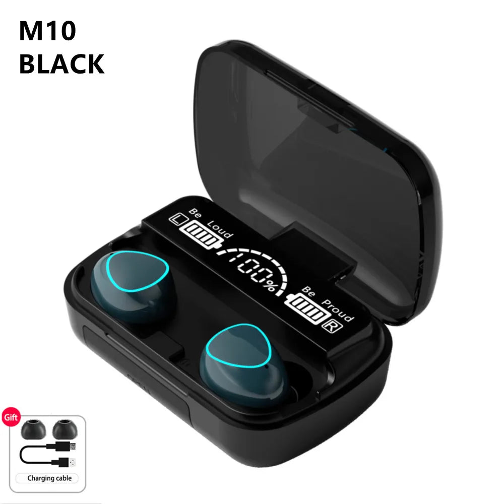 TWS M10, 3500mAh Charging, 9D Stereo, In-Ear Design, Sports Waterproof, Bluetooth 5.1