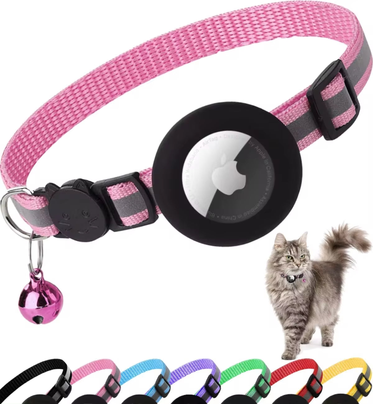 Airtag Cat, Reflective Kitten, 0.4 Inches