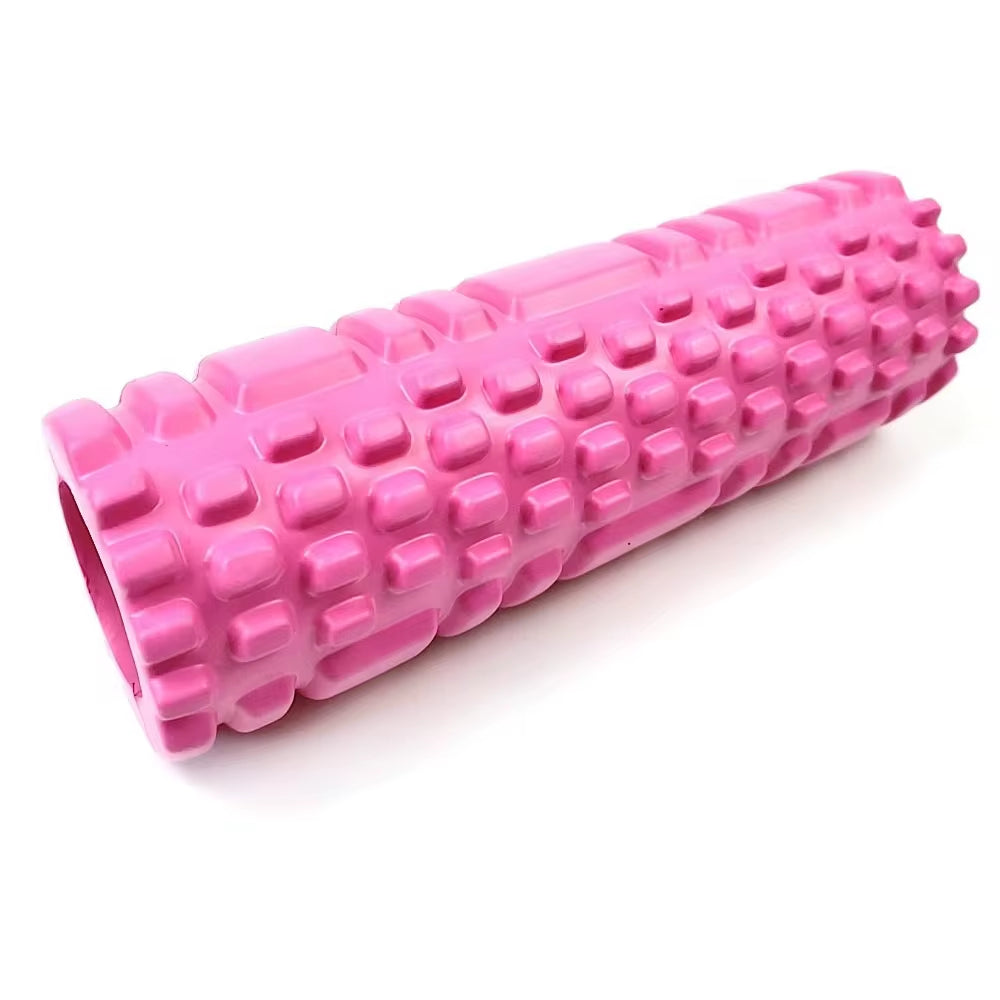 Rodillo de espuma de 26 cm para yoga y pilates - Equipo de fitness de gimnasio para masajes de espalda y entrenamientos en casa