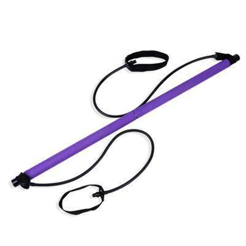 Nuevo Fitness Yoga Pilates Bar Stick Crossfit Bandas de resistencia Entrenador Yoga Pull Rods Pull Rope Portátil Gimnasio en casa Entrenamiento corporal