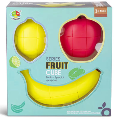 Fanxin Creatief Fruit Magische Kubus Banaan Appel Citroen Sinaasappel Peer Perzik Vroeg Leren Magische Kubus Kindergeschenken